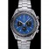 Cinturino Omega Speedmaster in acciaio inossidabile blu grigio 622053