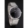 Cassa e bracciale in acciaio inossidabile con quadrante nero svizzero Longines Grande Classique