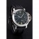 Panerai Luminor Power Reserve quadrante nero con motivo hobnail cassa in acciaio inossidabile cinturino in caucciù nero