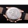 Omega Speedmaster quadrante nero cassa in oro cinturino in pelle nera 622809