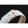 Omega Speedmaster cronografo quadrante bianco cassa in oro con diamanti Bracciale in pelle bianca 622455
