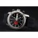 Burberry Sport Cronografo Cassa Bianca Quadrante Nero Bracciale in Gomma Nera-622618