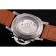 Bracciale in pelle arancione con lunetta in acciaio inossidabile Panerai Radiomir 622.317