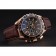 Omega Seamaster Aqua Terra Chrono GMT quadrante grigio teak Bracciale in pelle marrone 622536