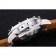 Bracciale in pelle con quadrante nero sommergibile Panerai Luminor