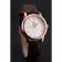 Omega DeVille Prestige Small Seconds quadrante bianco Bracciale in pelle marrone cassa in oro 622.603