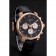 Chopard L-U-C-8HF Power Control Quadrante Nero Bracciale in Pelle Nera 1454002