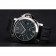 Panerai Luminor Power Reserve quadrante nero con motivo hobnail cassa in acciaio inossidabile cinturino in caucciù nero