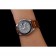 Rolex Yacht Master quadrante nero cinturino in pelle marrone cassa d'argento 1453859