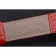 Franck Muller Casablanca Cinturino in pelle di coccodrillo rosso 621644