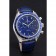 Omega Speedmaster quadrante blu cassa in acciaio inossidabile cinturino in pelle blu 622808