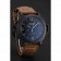Panerai Luminor 1950 3 Days Chrono Flyback quadrante nero cassa nera cinturino in pelle marrone