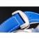 Omega Seamaster Planet Ocean quadrante blu bracciale in pelle blu 622538