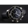 Swiss Blancpain Air Command Monaco YS quadrante nero cassa in acciaio inossidabile cinturino in pelle nera
