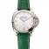 Panerai Radiomir quadrante bianco cassa in acciaio cinturino in pelle verde 1453804