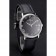Blancpain Villeret Ultra Slim con quadrante nero cassa in acciaio inossidabile e cinturino in pelle nera