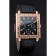 Piaget Emperador Limited Edition quadrante nero inciso cassa in oro Bracciale in pelle nera 1454137