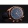 Omega Speedmaster quadrante nero cassa in oro cinturino in pelle nera 622809