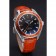 Omega Seamaster Planet Ocean GMT quadrante arancione cinturino in pelle arancione 622395