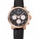 Chopard L-U-C-8HF Power Control Quadrante Nero Bracciale in Pelle Nera 1454002