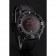 Blancpain Fifty Fathoms Speed ​​Command quadrante in fibra di carbonio con segni rossi Cassa in PVD nero Cinturino in pelle nera 1453775