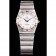 Omega Swiss Constellation Jewelry Cassa in oro rosa con piccolo emblema radiale quadrante bianco