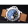 Bracciale in pelle con quadrante nero sommergibile Panerai Luminor