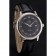 Omega De Ville Prestige quadrante nero cassa in acciaio inossidabile cinturino in pelle nera