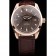 Omega Swiss Seamaster Railmaster cinturino marrone quadrante a strisce marrone