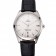 Omega Tresor Master Co-Axial quadrante bianco cassa in acciaio inossidabile cinturino in pelle nera