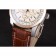 Breitling Transocean Quadrante Bianco Cinturino in Pelle Marrone Chiaro Lunetta in Oro Rosa