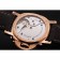 Svizzero Panerai Luminor quadrante nero cassa in oro rosa cinturino in pelle marrone 1453842