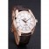 Omega Seamaster Planet Ocean GMT quadrante bianco cassa in oro rosa cinturino in pelle marrone 622400