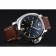 Panerai Luminor Automatic Power Reserve quadrante nero cassa in acciaio inossidabile cinturino in pelle marrone
