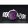 Omega Ladymatic quadrante viola bracciale in acciaio inossidabile 622459