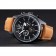 Bell e Ross BR126 Flyback quadrante nero Cassa nera Cinturino in pelle scamosciata marrone