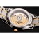 Swiss Longines Master quadrante bianco con diamanti, indici delle ore, bracciale in acciaio inossidabile bicolore 1453930