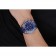Omega Speedmaster quadrante blu cassa in acciaio inossidabile cinturino in pelle blu 622808