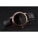 Omega DeVille Prestige Small Seconds quadrante nero Cassa in oro Bracciale in pelle nera 622.602