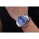 Bracciale in acciaio inossidabile con quadrante blu Omega Seamaster 622038