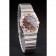 Omega Swiss Constellation Jewelry Cassa in oro rosa Emblema radiale Quadrante marrone 98116
