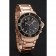 Blancpain Fifty Fathoms Flyback cronografo quadrante nero cassa e bracciale in oro rosa 1453772