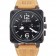 Bell e Ross BR 03-94 quadrante nero cassa nera cinturino in pelle beige