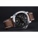 Panerai Luminor Marina Bracciale in pelle marrone con lunetta in acciaio inossidabile 622.314