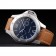 Panerai Luminor spazzolato cassa in acciaio inossidabile quadrante blu cinturino in pelle marrone