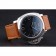 Panerai Radiomir cassa in acciaio inossidabile spazzolato quadrante nero cinturino in pelle marrone