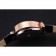 Orologio da donna Omega Quadrante blu cielo Cassa in oro Cinturino in pelle nera 622821