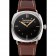 Panerai Radiomir Vintage SLC PAM425 quadrante nero cassa in acciaio cinturino in pelle marrone