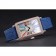 Franck Muller Long Island classico quadrante bianco cassa con diamanti Cinturino in pelle blu 622376