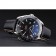 Omega Seamaster Planet Ocean GMT quadrante nero cinturino in pelle nera 622393